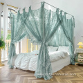 Lace floor standing mosquito net